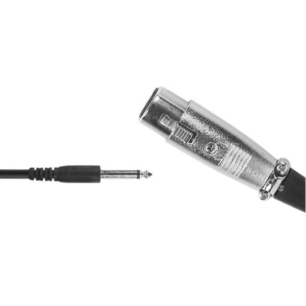 Imagem de Cabo Para Microfone P10 Mono E Xlr Fêmea Ideal P/ Instrumentos Musicais E Microfone MCB015