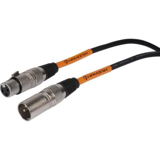 Imagem de Cabo Para Microfone Player XLR(F) x XLR(M) 10m Preto Hayonik