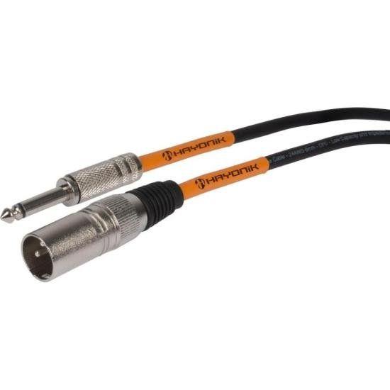 Imagem de Cabo Para Microfone Player XLR(M) X P10(M) 1m Preto Hayonik