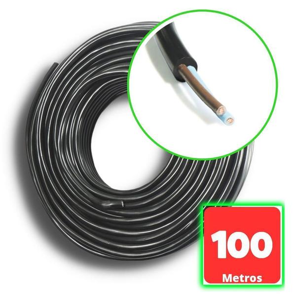 Imagem de Cabo Pp 2 Vias 1,5Mm 2X1,5Mm Flexível Rolo 100Mts 100%Cobre