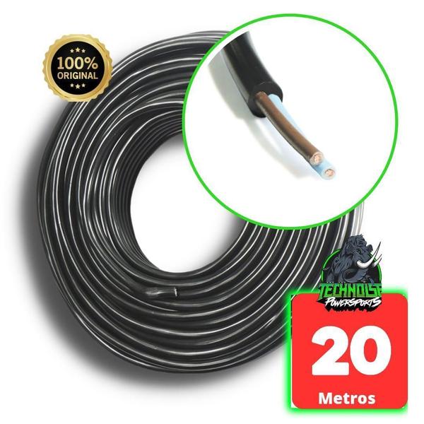 Imagem de Cabo Pp 2 Vias 1,5Mm 2X1,5Mm Flexível Rolo 20Mts 100%Cobre