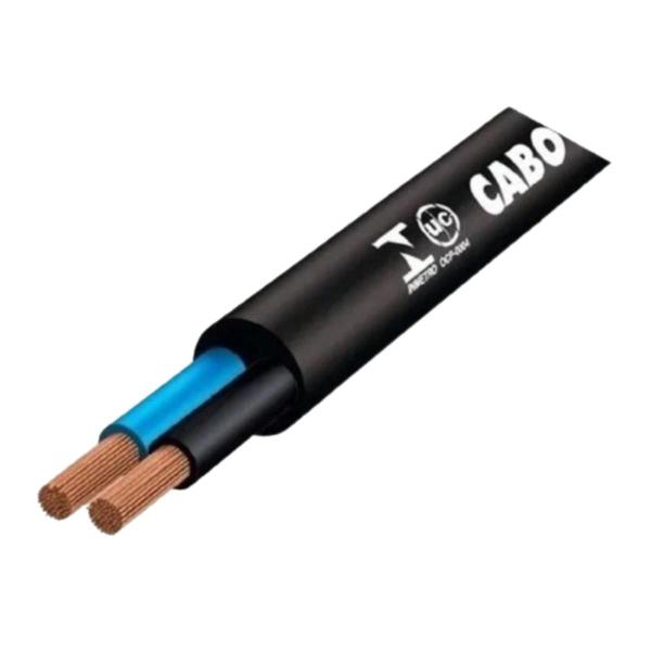 Cabo Pp 2x1,5mm Preto Sil - 1 Metro Imagem de Cabo Pp 2x1,5mm Preto Sil - 1 Metro