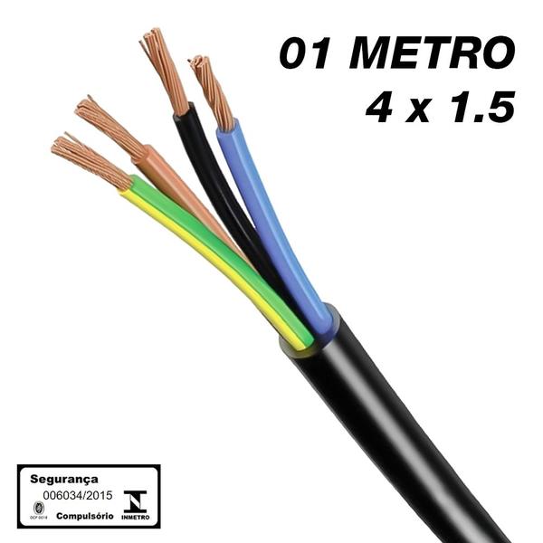 Imagem de Cabo PP 4 Vias De 1,5 Milímetros 4x1,5mm Por Metro