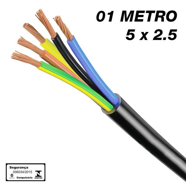 Imagem de Cabo PP 5 Vias De 2,5 Milímetros 5x2,5mm Por Metro