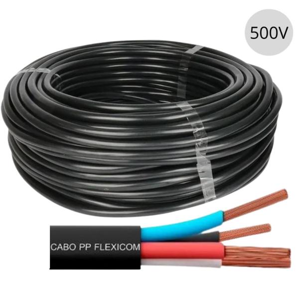 Cabo Pp Eletrico de comando 4x2,50mm 50 Metros - cobrecom Imagem de Cabo Pp Eletrico de comando 4x2,50mm 50 Metros