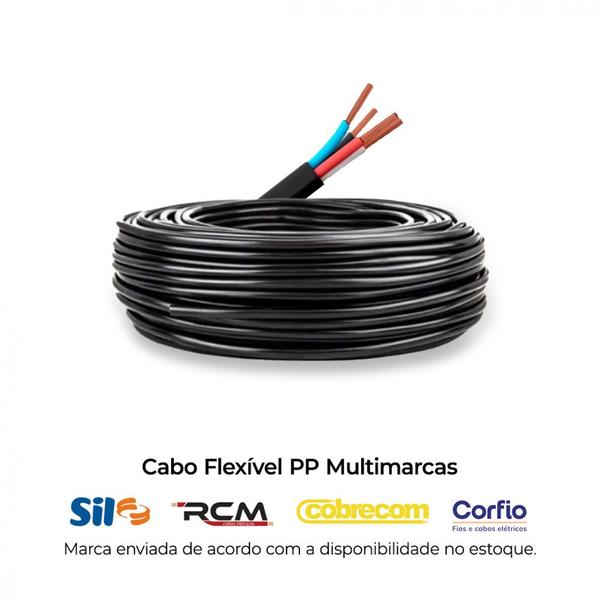 Imagem de Cabo PP Flexível 3 X 1,50mm 1Kv Hepr Rolo 100 Metros - Multimarcas