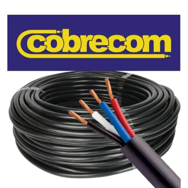 Cabo pp preto multiuso de 4x2,50mm Com 15 Metros - cobrecom Imagem de Cabo pp preto multiuso de 4x2,50mm Com 15 Metros