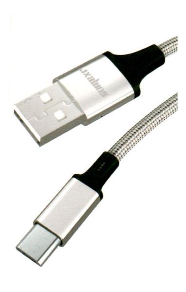 Imagem de Cabo - PRATA - Micro Usb Fast Charger Trançado V8 - SX-B24 - SUMEXR