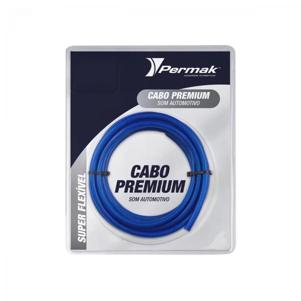 Cabo Premium 21mm² Siliconado Cartela de 5m Tensão Nominal 300V para Sistemas de Som Carros/Residências Permak - 72/C Imagem de Cabo Premium 21mm² Siliconado Cartela de 5m Tensão Nominal 300V para Sistemas de Som Carros/Residências Permak - 72/C