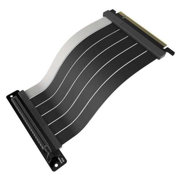 Imagem de Cabo riser pcie 4.0 x16 300mm v2 preto cooler master - mca-u002r-kpci40-300