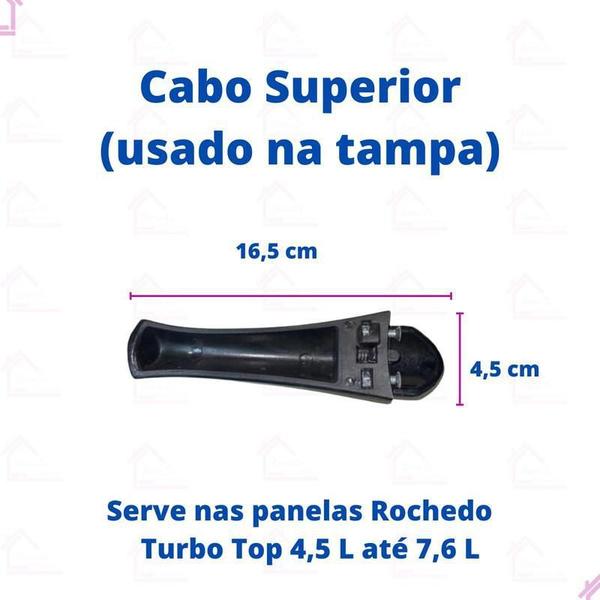 Imagem de Cabo Superior Panela Rochedo Turbo Top - Segurança+Qualidade