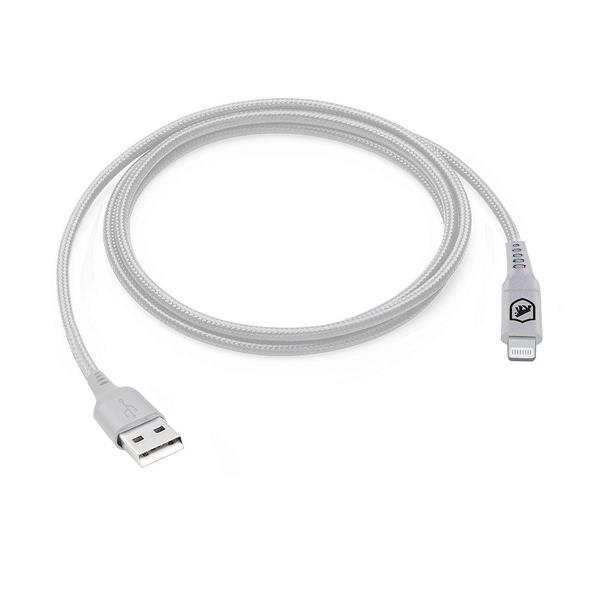 Imagem de Cabo Survivor para Lightning / USB - 1,5m - Branco - Gshield