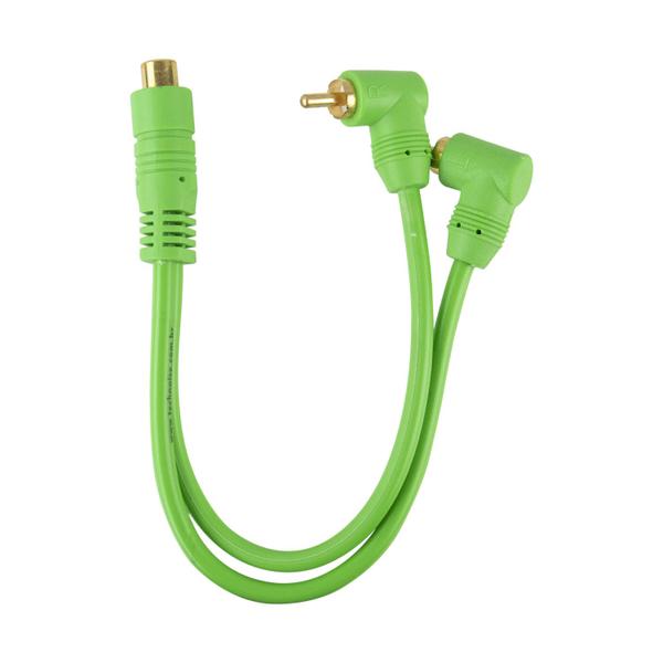 Imagem de Cabo Technoise - Rca Y 2M + 1F - 23CM - Verde