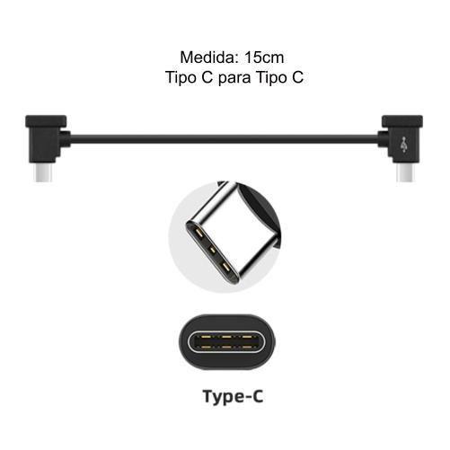 Imagem de Cabo Tipo C Para Controle Remoto Drone Dji Mavic 3 Ar Mini 2