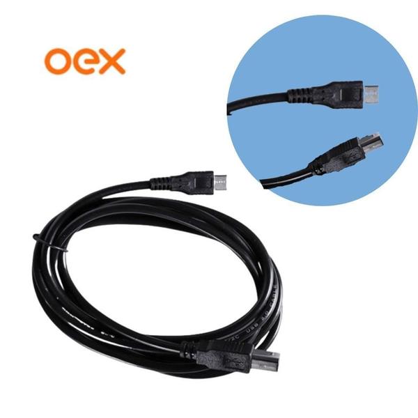 Imagem de CABO TIPO-XC-06 x USB TIPO C 5Ah 2,0m CE205 PRETO 48.7411 OEX