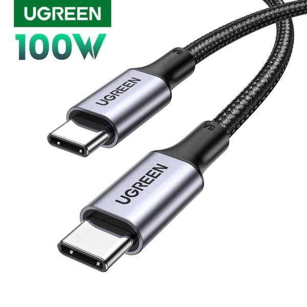 Imagem de Cabo Turbo PD 100W Ugreen USB-C TIpo-C Cabo de Dados e Carregamento Rápido 1 ou 2 Metros