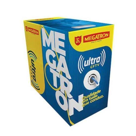 Cabo Ultra CFTV 4PX24AWG 300m Megatron Branco - CX / 300 Imagem de Cabo Ultra CFTV 4PX24AWG 300m Megatron Branco - CX / 300
