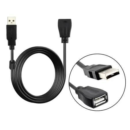 Imagem de Cabo Usb 2.0 Extensão Extensor Macho Fêmea 2Metros