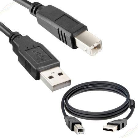 Imagem de Cabo Usb 2.0 Impressora Universal Epson Hp Samsung 1,8 Metros