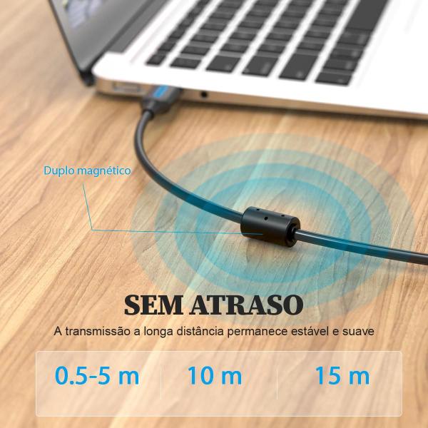 Imagem de Cabo Usb 2.0 p/ Tipo B Impressora Scanner Multifuncional 3m