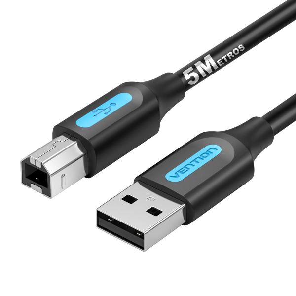 Imagem de Cabo Usb 2.0 p/ Tipo B Impressora Scanner Multifuncional 5m