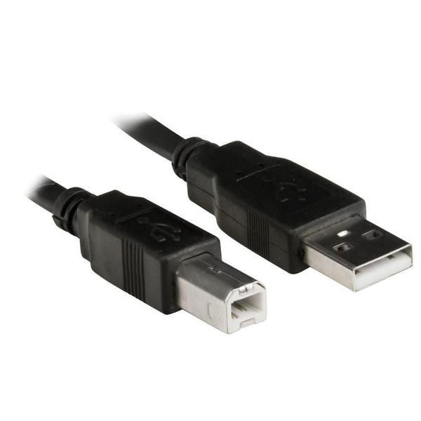 Imagem de Cabo Usb 2.0 Para Impressora Am/Bm 1,8M Pc-Usb1801 Pluscable