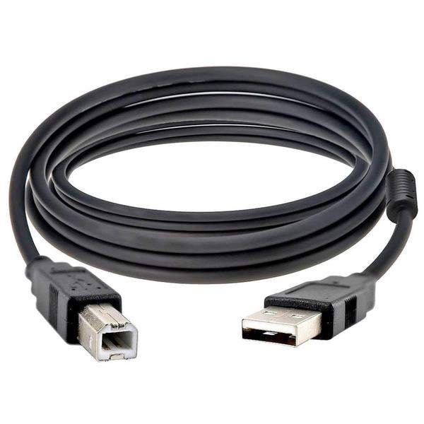 Imagem de Cabo Usb 2.0 Universal Compativel Para Impressoras Hp-epson 3m