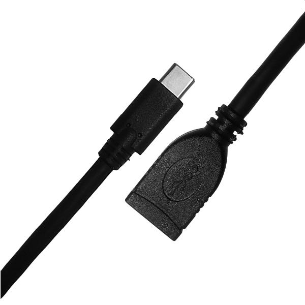 Imagem de CABO USB 3.1 Tipo C Macho Para USB 3.0 FÊMEA 1M  Adaptador  