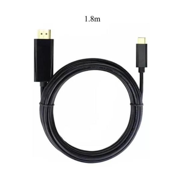 Imagem de Cabo Usb 3.1 Tipo C P/ Hdmi 2.0 - 4k 60hz S8 S9 Note 8 - Elephant