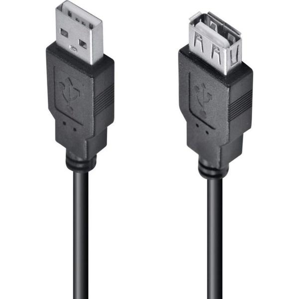 Imagem de Cabo usb a macho 2.0 x usb a femea 2.0 3m uamaf-3 - vinik