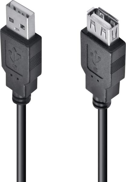 Imagem de Cabo Usb A Macho X Usb A Fêmea 2.0 - 5m Extensor - Uamaf-5 - PC / 10