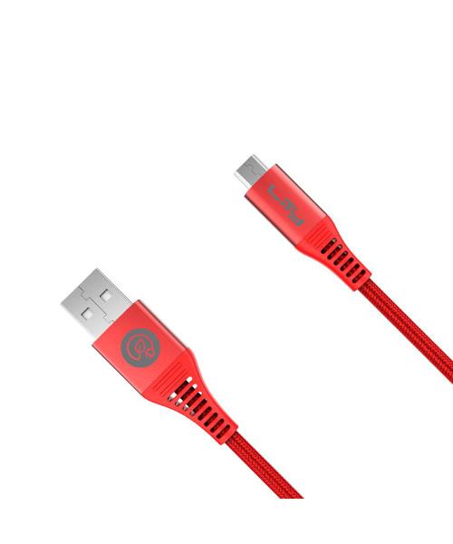 Imagem de Cabo USB A para Micro USB 1,5m Vermelho