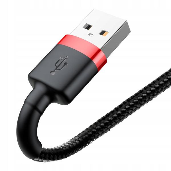 Imagem de Cabo USB-A x Lightning para iPhone 14 p/ Powerbank 50cm Baseus