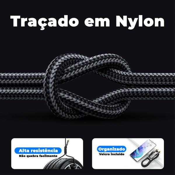 Cabo Usb C 100W Carregamento Ultra Rápido 1,2m Preto Joyroom Imagem de Cabo Usb C 100W Carregamento Ultra Rápido 1,2m Preto Joyroom
