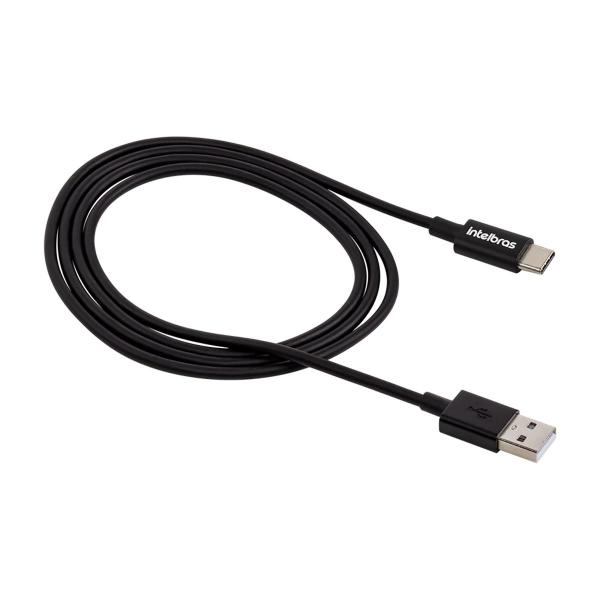 Imagem de Cabo usb-c 1,2m pvc preto euac 12pp intelbras