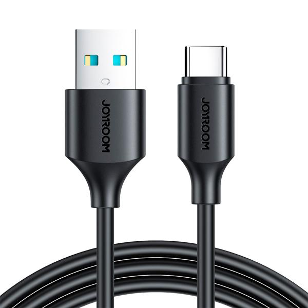 Imagem de Cabo Usb C 3A Carregador Rápido Reforçado 2m Preto Joyroom