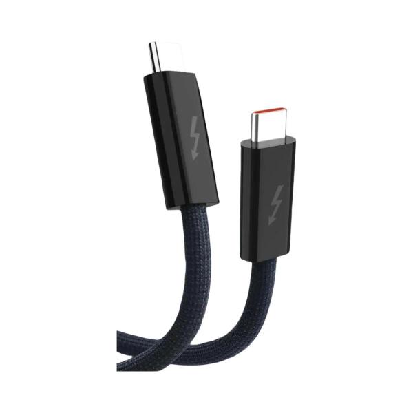 Cabo USB-C 4.0 de Alta Velocidade - 240W, 40Gbps, 8K - Carregamento Rápido Imagem de Cabo USB-C 4.0 de Alta Velocidade - 240W, 40Gbps, 8K - Carregamento Rápido