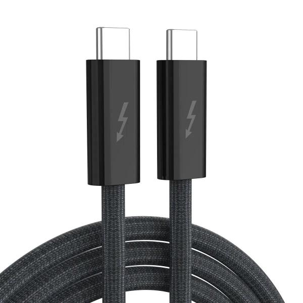 Cabo USB-C 4.0 de Alta Velocidade - 240W, 40Gbps, 8K - Carregamento Rápido Imagem de Cabo USB-C 4.0 de Alta Velocidade - 240W, 40Gbps, 8K - Carregamento Rápido