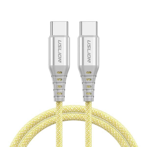 Cabo USB-C 60W Fast Charging 5A Colors 2m Uslion Imagem de Cabo USB-C 60W Fast Charging 5A Colors 2m Uslion