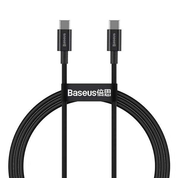 Imagem de Cabo USB-C A USB-C Baseus CATYS-B01 Superior 100 W - Black 1 Metro