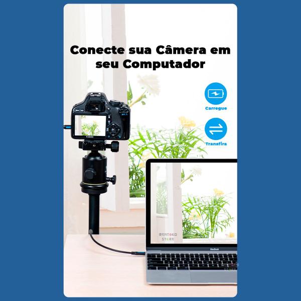 Imagem de Cabo USB C Para Mini USB 2.0 2A Camera Notebook 2m Vention