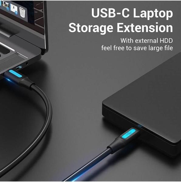 Imagem de Cabo Usb C Para Mini Usb 2.0 2a Cameras 1m Vention Cowbf