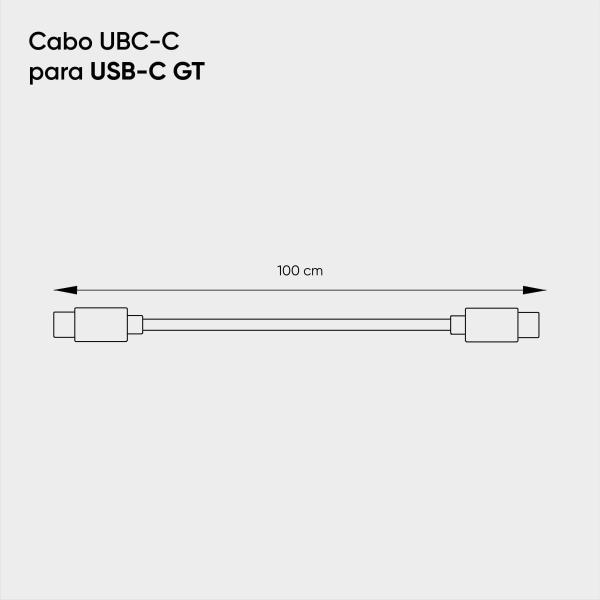 Imagem de Cabo USB-C para USB-C 1.2m  GT