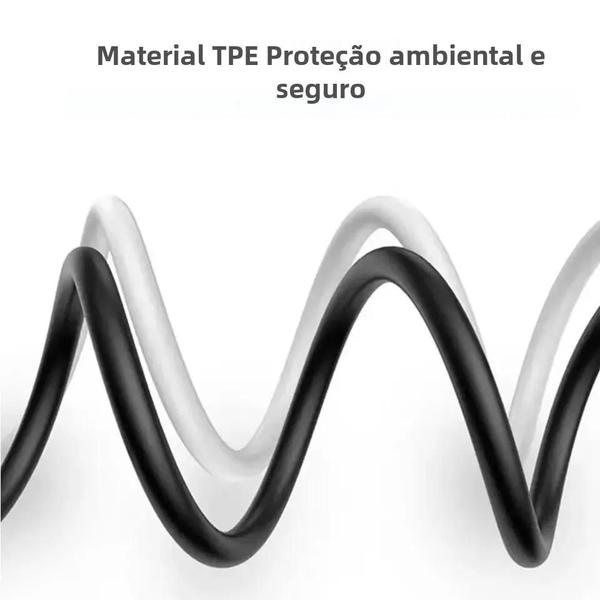 Imagem de Cabo USB-C para USB-C de 60W - Carregamento Rápido para Samsung Galaxy S23, S22, S21, S20 e Note