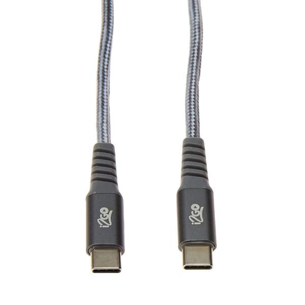 Imagem de Cabo USB-C para USB-C em Nylon 2M Trançado Chumbo - I2GO PRO