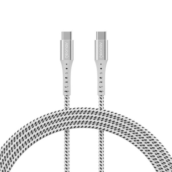 Imagem de Cabo usb-c para usb-c em nylon trançado 1,2m geonav