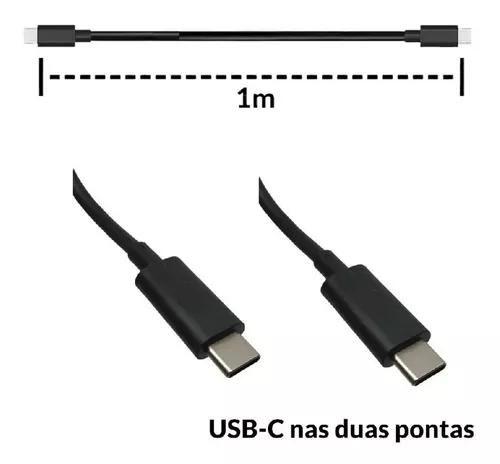 Imagem de Cabo usb-c  tipo c 2.0  com entrada USB-C saída USB-C