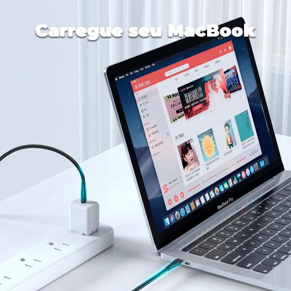 Imagem de Cabo Usb C X Usb C 60W Carregamento Rápido 1m Preto Joyroom