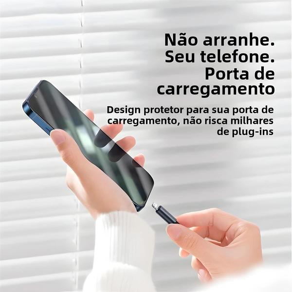 Imagem de Cabo USB de Carga Rápida 2.4A para iPhone 13/12/11/Pro/Max/8/X