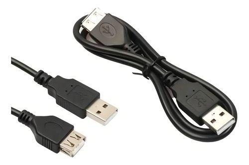 Imagem de Cabo Usb Extensor 2.0 Extensão 1,5 Metros Macho Fêmea Cor Preto